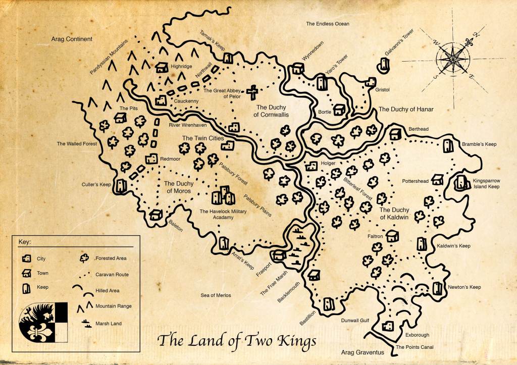 Map: The Land of Two Kings